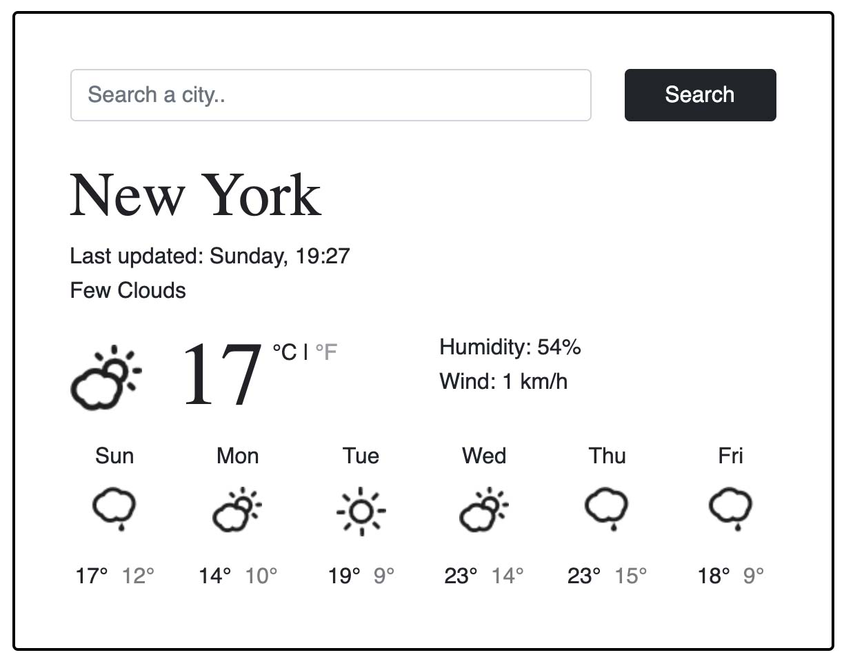 React Weather App